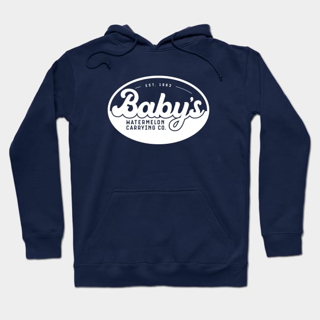 Baby's Watermelon Carrying Company Hoodie by mikevotava